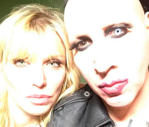 Courtney Love  actuar en el nuevo video de Marilyn Manson.